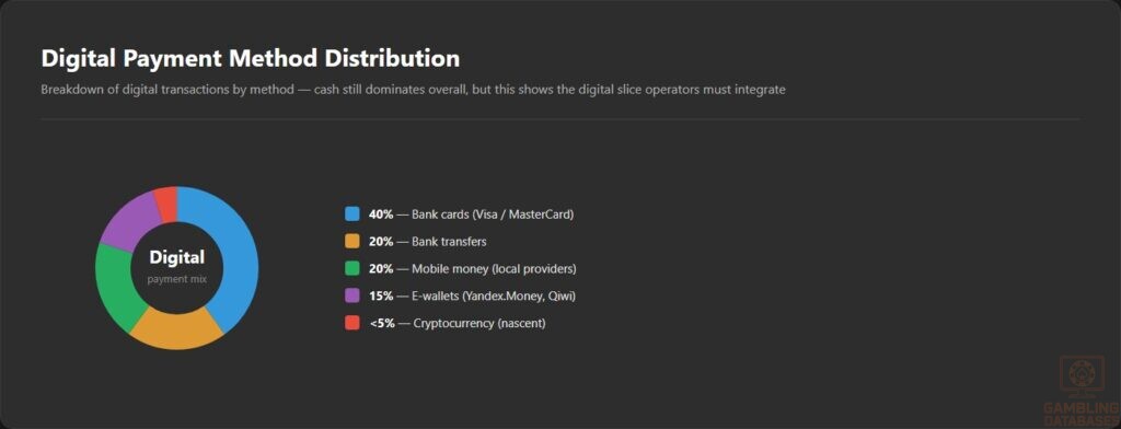 Digital Payment Method Distribution