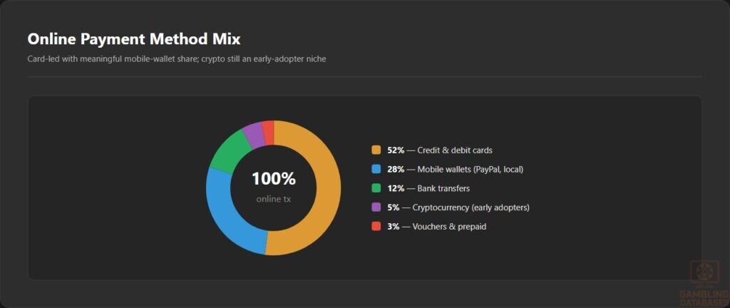 Online Payment Method Mix