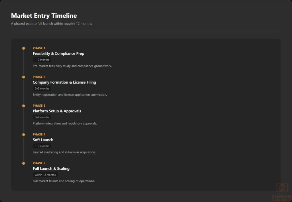 Market Entry Timeline