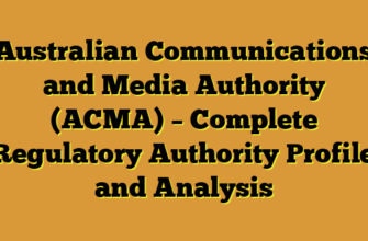 Australian Communications and Media Authority (ACMA) – Complete Regulatory Authority Profile and Analysis