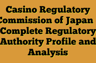 Casino Regulatory Commission of Japan – Complete Regulatory Authority Profile and Analysis