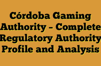 Córdoba Gaming Authority – Complete Regulatory Authority Profile and Analysis