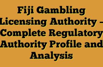 Fiji Gambling Licensing Authority – Complete Regulatory Authority Profile and Analysis