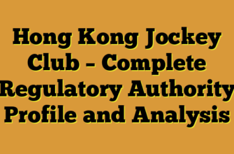 Hong Kong Jockey Club – Complete Regulatory Authority Profile and Analysis