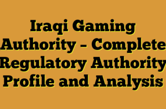 Iraqi Gaming Authority – Complete Regulatory Authority Profile and Analysis