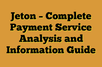Jeton – Complete Payment Service Analysis and Information Guide