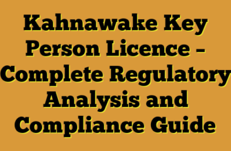 Kahnawake Key Person Licence – Complete Regulatory Analysis and Compliance Guide