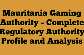 Mauritania Gaming Authority – Complete Regulatory Authority Profile and Analysis