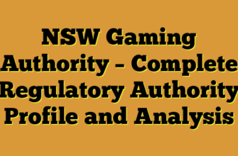 NSW Gaming Authority – Complete Regulatory Authority Profile and Analysis
