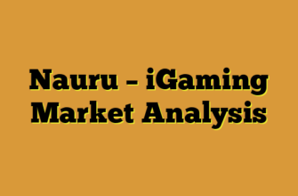 Nauru – iGaming Market Analysis
