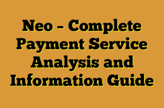 Neo – Complete Payment Service Analysis and Information Guide