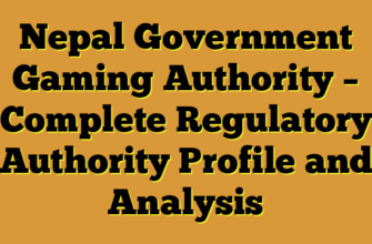 Nepal Government Gaming Authority – Complete Regulatory Authority Profile and Analysis