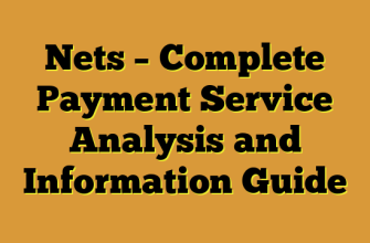 Nets – Complete Payment Service Analysis and Information Guide