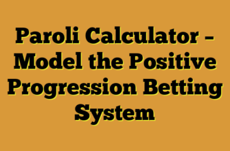 Paroli Calculator – Model the Positive Progression Betting System