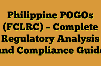 Philippine POGOs (FCLRC) – Complete Regulatory Analysis and Compliance Guide