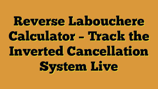 Reverse Labouchere Calculator – Track the Inverted Cancellation System Live