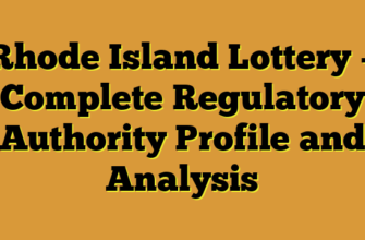 Rhode Island Lottery – Complete Regulatory Authority Profile and Analysis