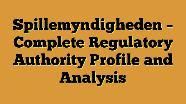 Spillemyndigheden – Complete Regulatory Authority Profile and Analysis