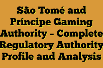São Tomé and Príncipe Gaming Authority – Complete Regulatory Authority Profile and Analysis