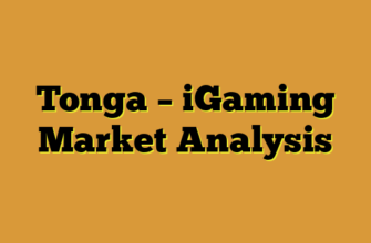 Tonga – iGaming Market Analysis