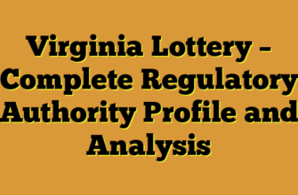 Virginia Lottery – Complete Regulatory Authority Profile and Analysis