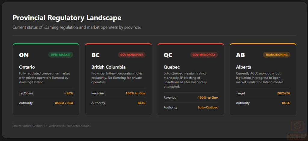 Provincial Regulatory Landscape