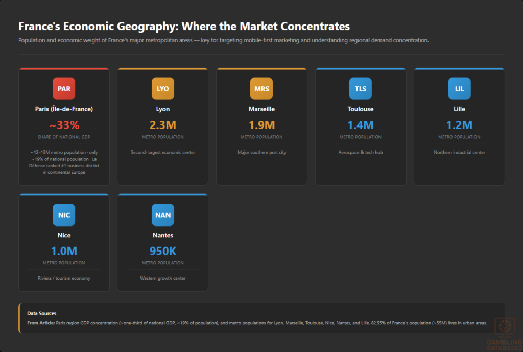 France's Economic Geography: Where the Market Concentrates