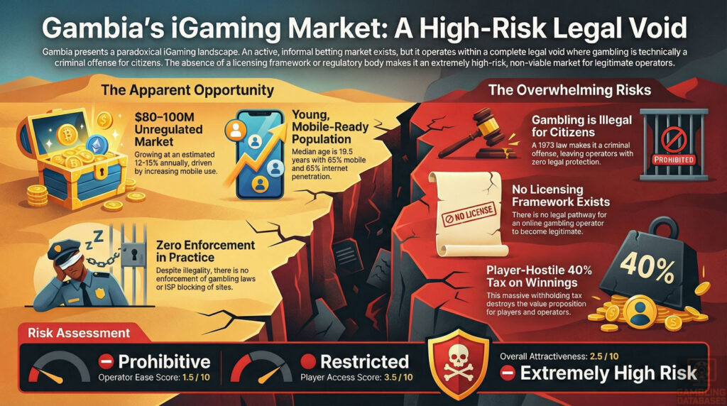 Gambia - iGaming Market Analysis