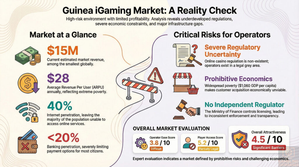 Guinea - iGaming Market Analysis