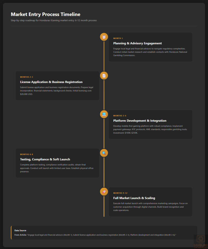 Market Entry Process Timeline